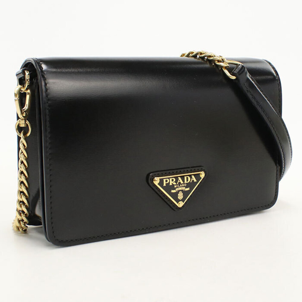 PRADA Shoulder Bag Chain Black